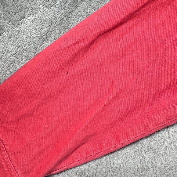 Jones New York Country Red Denim Jacket Women’s L Cotton Button Front - Picture 11 of 16